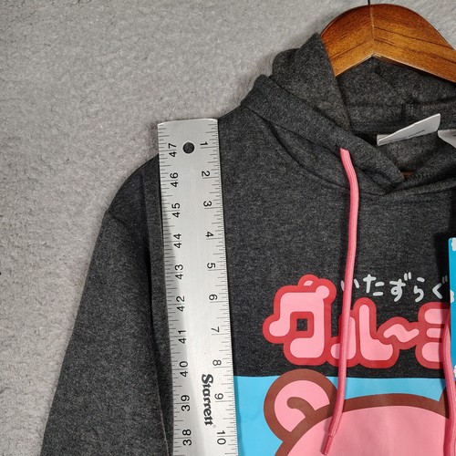 Gloomy Bear The Naughty Grizzly Hoodie Damen XL grau Grafik Sweatshirt neu mit Etikett - Bild 11 von 14