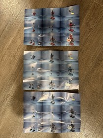 LEGO Bionicle Matoran Nuhrii 8607 Vhisola 8608 Tehutti 8609 Missing One Head