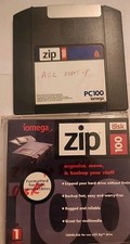 Iomega Zip Disk PC100 IBM Single Diskette 100MB Storage Capacity w Original Case