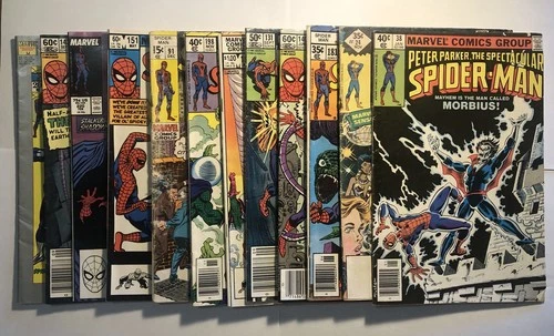 LOT Vintage MARVEL Spider-Man Comic Books (12)