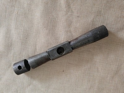 Vintage Gewindebohrerschlüssel / T-Griffhalter - 12 cm lang - Metallbearbeitung Handwerkzeug