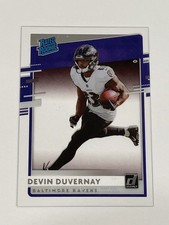 2020 Chronicles Football Clearly Donruss Rated Rookies - Devin Duvernay - Ravens