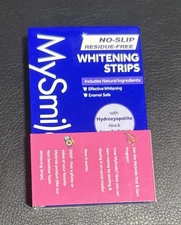 14 Treatments MySmile Teeth Whitening Strips Enamel Safe  Non-Slip Strips