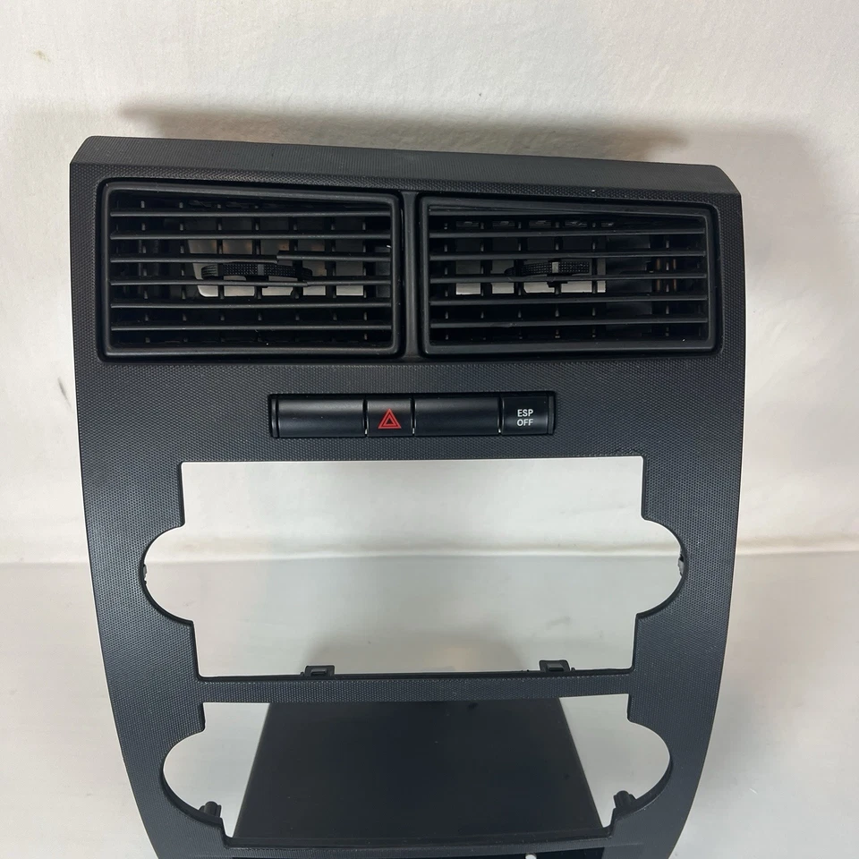 Dodge Charger Magnum 2005-2007 radio bisel climático tablero moldura negro OEM Foto 4 de 4