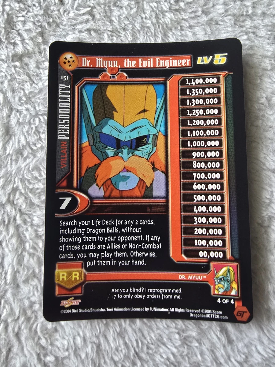 Dragon Ball Z TCG Score Entertainment Ultra Rare Individual