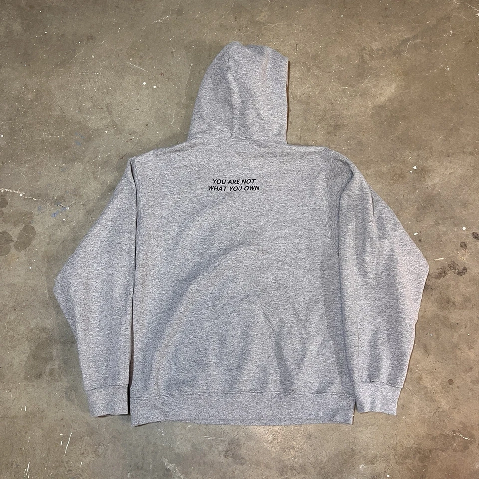 Sudadera con Capucha Y2K Fugazi Punk Rock Band Años 2000 Mediana De Colección Rara Gris Foto 2 de 4