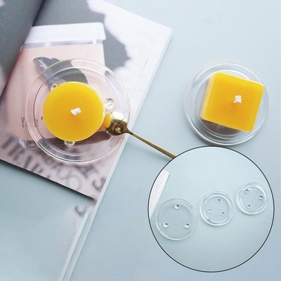 Tassenmatte Glas Coaster Set Einfach Zu Säubern Sichern Sie Kerzenplatzierung