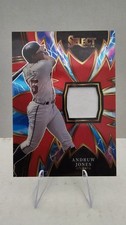 2024 Panini Select #SPK-AJ Andruw Jones Sparks Relics Red Prizms #/99