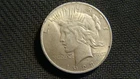1923 Silver Peace Dollar From A Local Estate