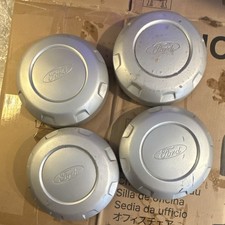 Set Of 4 Oem Ford Silvergray Snap-in Wheel Center Caps 6-lug Used