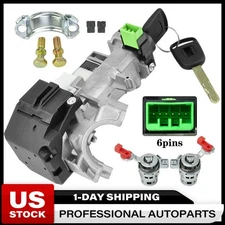 Complete set Ignition Switch Cylinder Door Lock w/ keys For 2002-2006 Honda CR-V