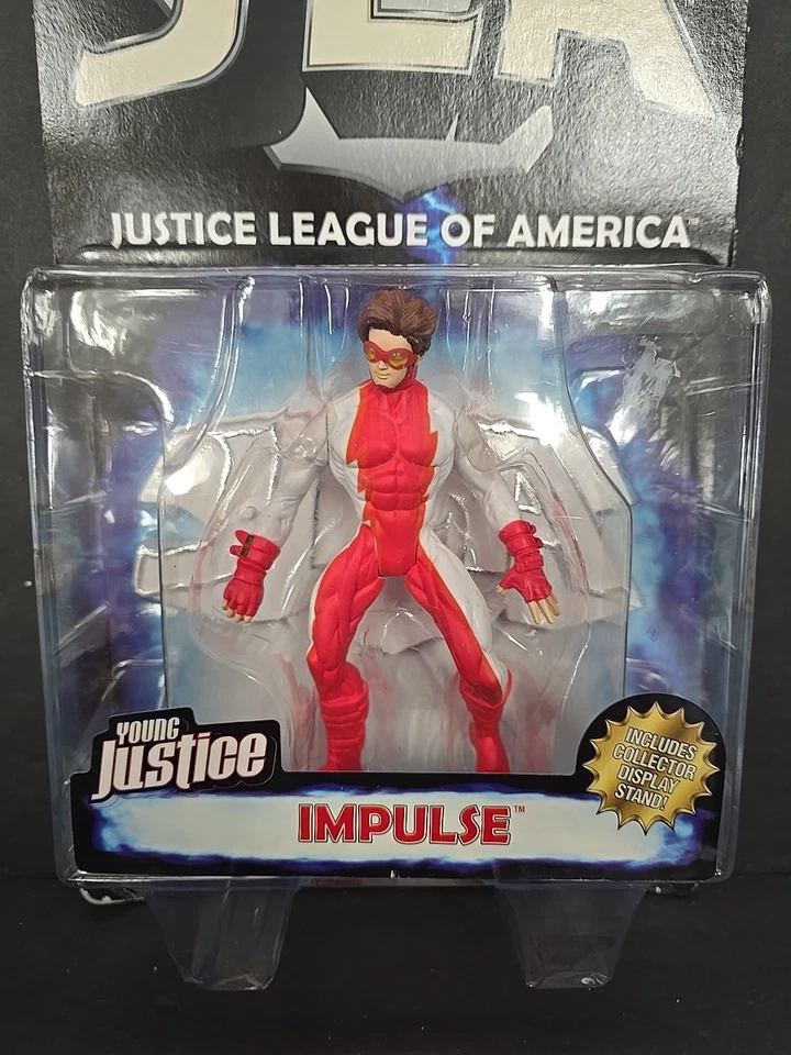 FIGURA HASBRO SELLADA SIN USAR, EN CAJA 1999 JLA LIGA DE LA JUSTICIA AMÉRICA JOVEN JUSTICIA IMPULSO Foto 2 de 3