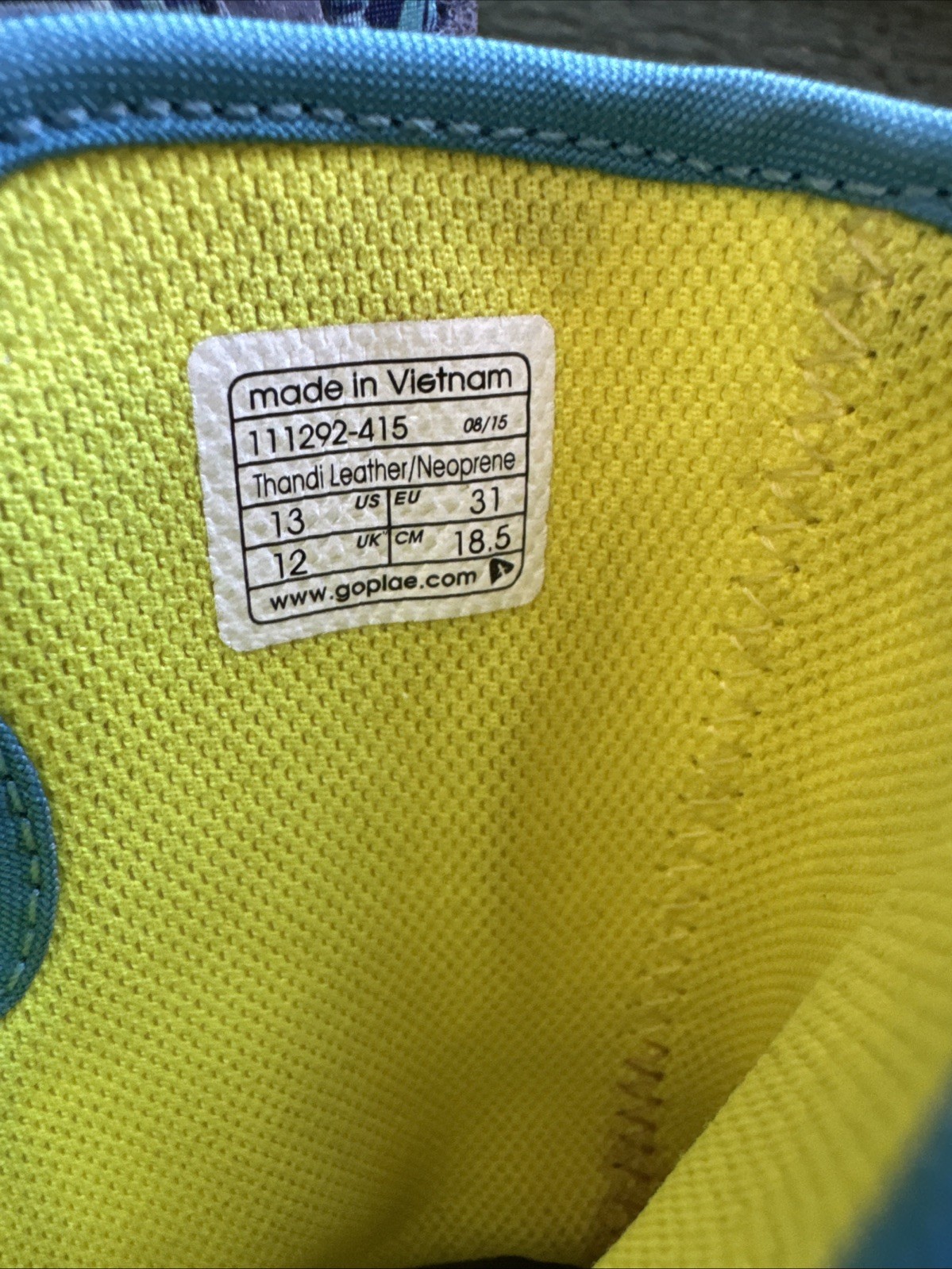 Plae Thandi Waterproof Boots Little Kids S13 Navy Blue Print