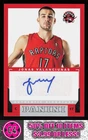 Jonas Valanciunas 2012-13 Panini Rookie Signatures Auto Toronto Raptors