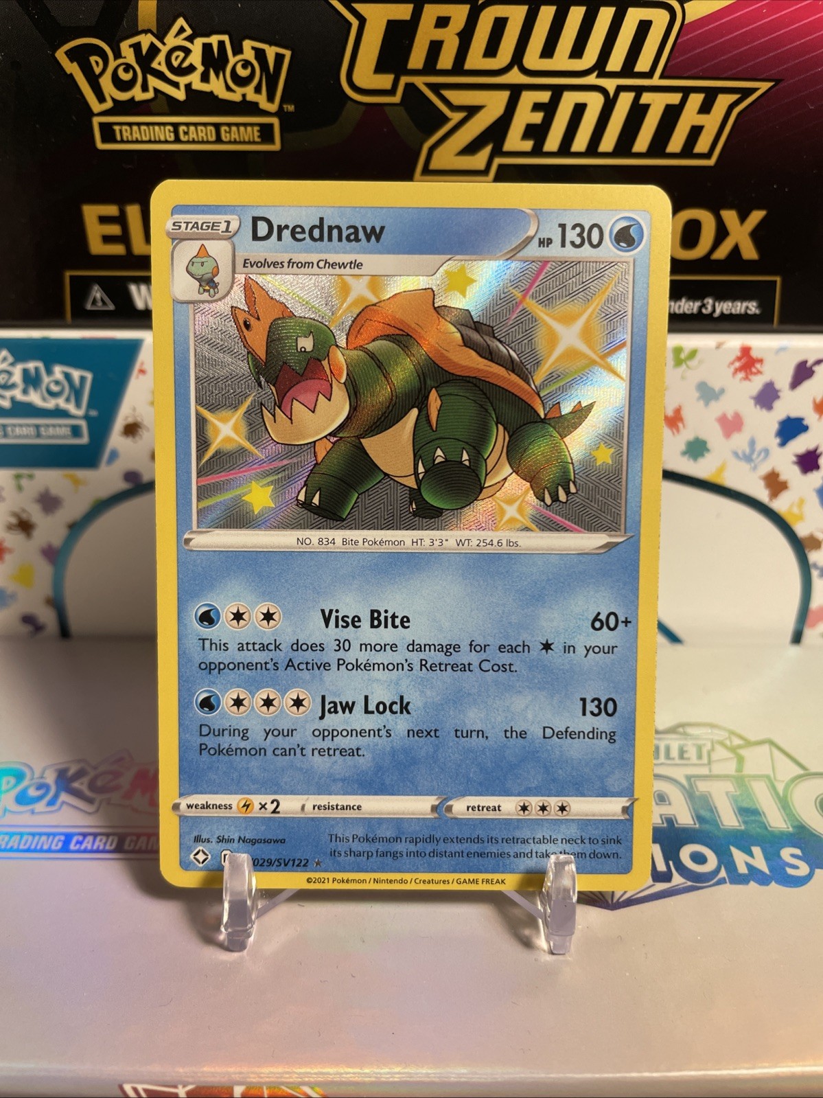 Drednaw SV029/SV122 NM Baby Shiny Shining Fates Sword And Shield