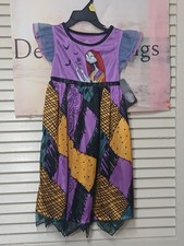 Nightmare Before Christmas 3t Girls Halloween Costume Sally, Nightgown Disney