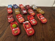 Lot Disney Pixar Cars Movie Lightning McQueen Diecast 16 Total