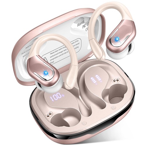 Wireless Earbud, 75H Bluetooth 5.4 Headphones Sport IP7 Waterproof, Running W...