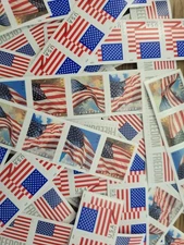 Forever Stamps - 30 Self-Adhesive USPS Stamps - Mixed Flag Variations