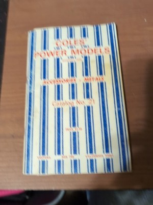 Coles' Power Models Catalog #21; TPB G 1970