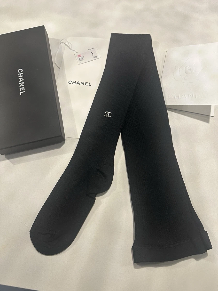 CHANEL Black Hosiery & Socks for Women for sale | eBay