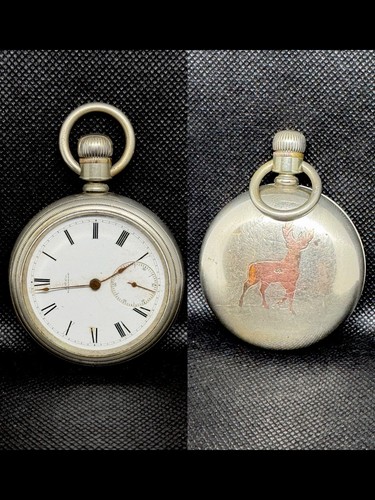 Antique P.S. Bartlett Waltham Hunter/Railroad Pocket Watch