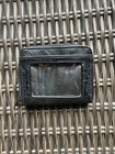 Black Leather Wallet with ID Window — photo 2