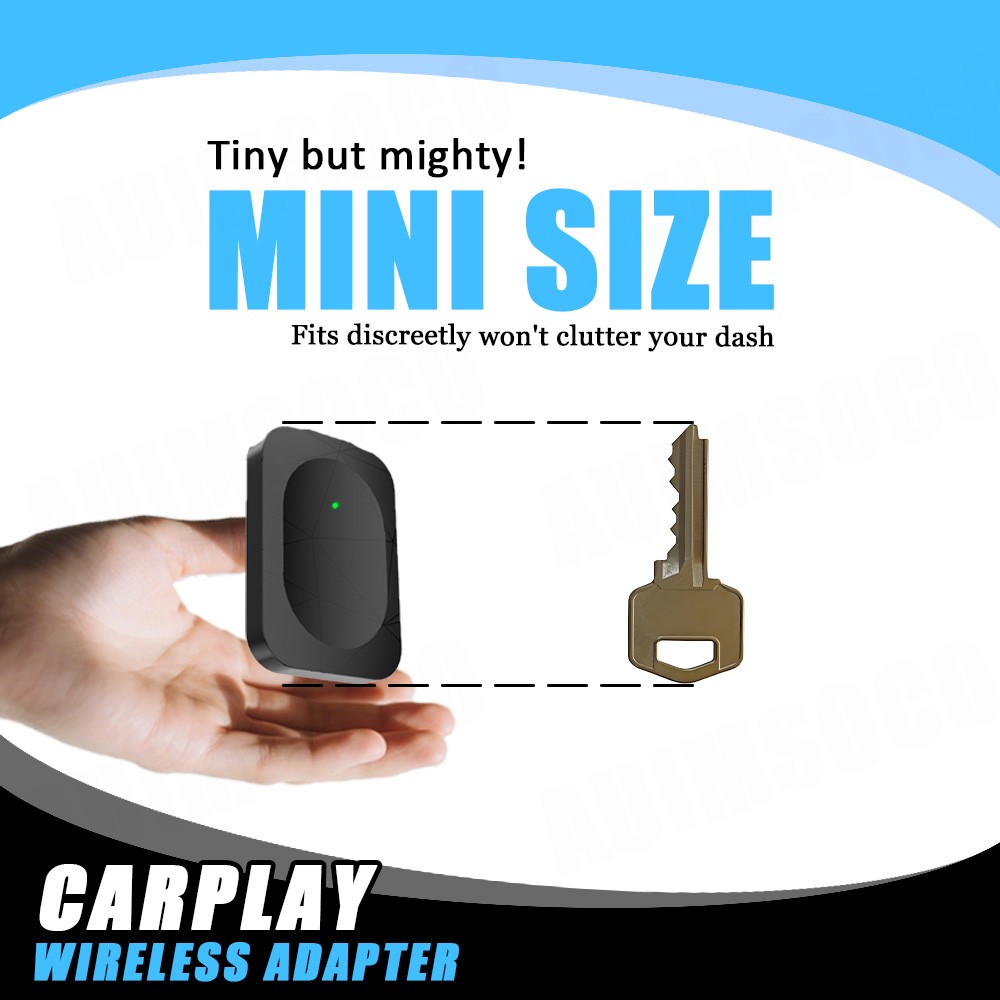 CarMe Mini 2-in-1 CarPlay Dongle - Draadloos CarPlay & Android Auto - Android Auto Dongle - Zwart kopen? | | Draadloze opladers