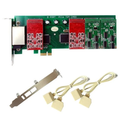 Asterisk Card TDM800 8 Port FXO FXS Card Freepbx,Issabel Free PBX Switch Isabel
