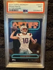 2024 Panini Topps Midnight Drake Maye After Hours Case Hit PSA 9