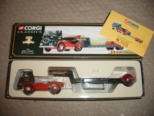 CORGI Truck - Classics 11601 Eddie STobart ERF KV Low Loader - NEW (#4/5,000)