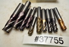 1 Large Lot of Carbide End Mills Inv.37755