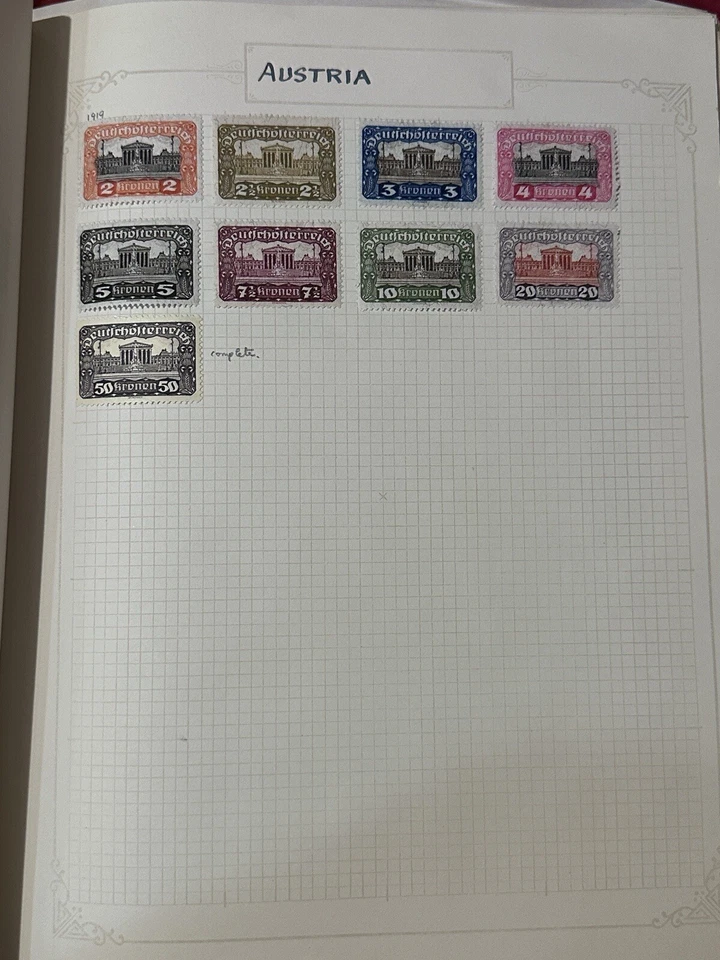 BONITA COLECCIÓN MUNDIAL DE SELLOS DE LA A A LA H EN ÁLBUM CLÁSICO DE BARCLAY COMO NUEVO, USADO, RARO Foto 3 de 4