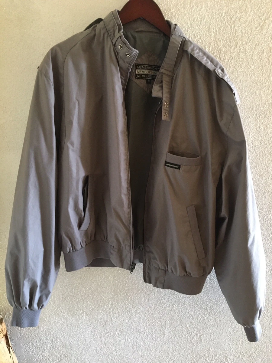 Grey members hotsell only jacket