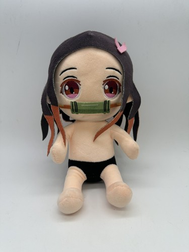 Esclusiva bambola di peluche DEMON SLAYER morbida carina Nezuko Kamado 9'' senza kimono