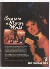 Vintage 1980s PLAYBOY magazine Ad The Playboy Club Step into a Private World