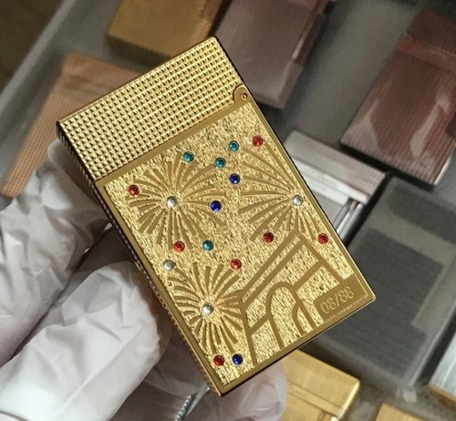 Luxury Retro Cigarette Bright Ping Sound Gas Memorial DP Engraving Lighter - Picture 5 of 13