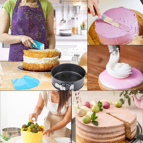 US 106pcs Set Cake Decorating Supplies Pieces Kit Baking Tools Turntable Stand - Picture 7 of 18