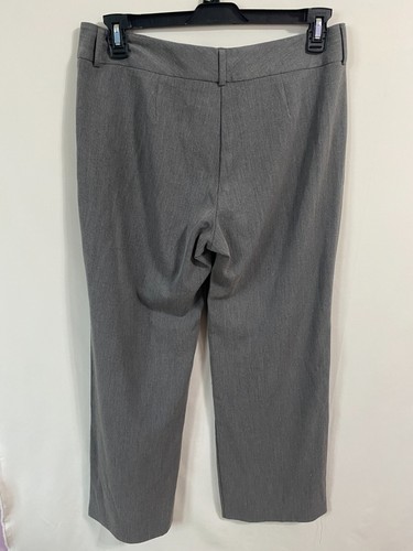 Size 14 Womens Hillard & Hanson Casual Pants Gray Stretch 31" Inseam (R15) - Picture 2 of 6