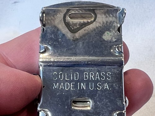 VTG U.S.S. Sierra AD-18 Belt Buckle Military Style WW2 Naval Destroyer Tender - Picture 10 of 11