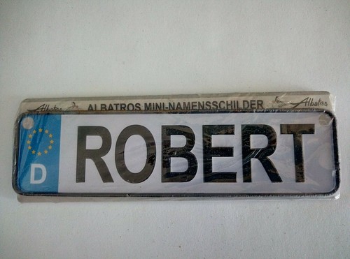 Mini Nummernschild mit Namen Geschenk Auto - Picture 18 of 50