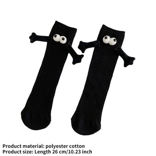 Holding Hands Socks for Kids Adults 3D Doll Funny Magnetic Suction Couple Sock H - Picture 16 of 21