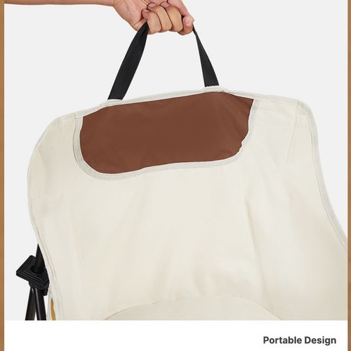Folding Camping Chair Lightweight with Pockets and Carry Bag 68 x 45 x 45cm - Picture 17 of 26