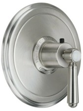 California Faucets Montecito Satin Nickel 3/4" Thermostatic Shower Faucet Trim