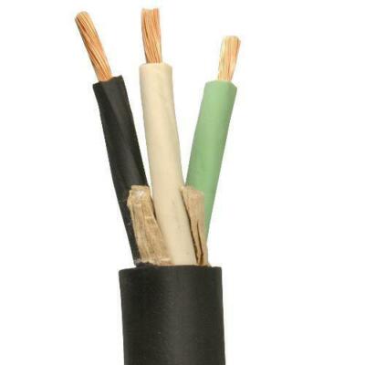 250' 14/3 SJOOW Portable Power Cable Flexible CPE Jacket Black 300V