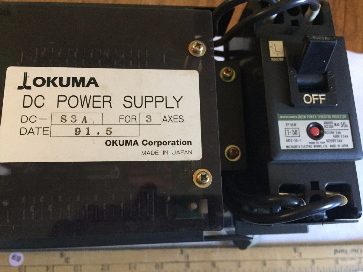 OKUMA DC-S3A ／ DC POWER SUPPLY 動作保証 4C126 OKUMA DC-S3A、3AX用