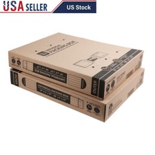 Universal Moving Box TVs up to 65 Inches Adjustable Packing Box W/ Foam Corners