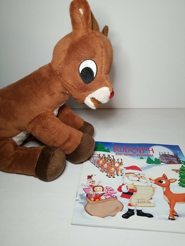 Christmas Rudolph The Red Nosed Reindeer Plush & Island of Misfit Toys Book - Picture 3 of 12