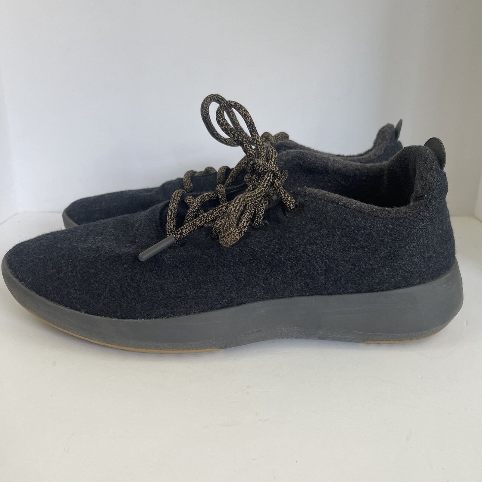 SAOLA Scarpe da ginnastica Allbirds uomo lana runner Mizzle WRM taglia 10 grigio nero