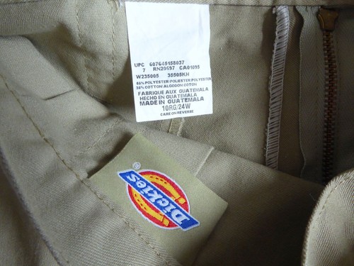 Cute Dickies Beige Tan Khaki Pleated Skirt / Girls Size 10 (NEW) - Picture 8 of 9